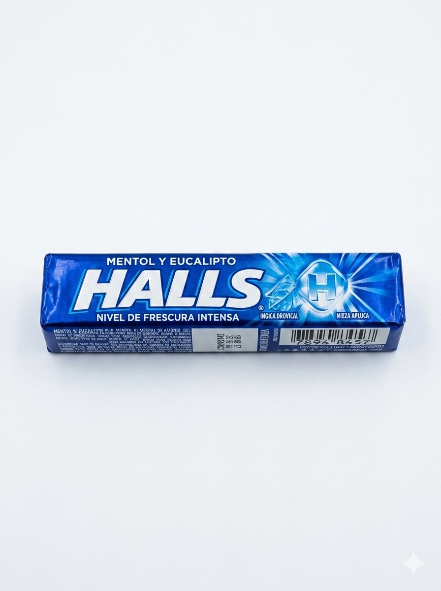 Vista 2 de CARAMELOS HALLS MENTOL Y EUCALIPTO