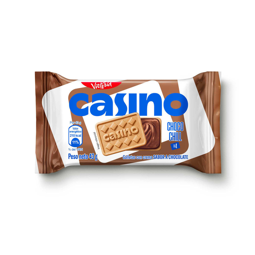 CASINO CON CREMA SABOR CHOCOLATE