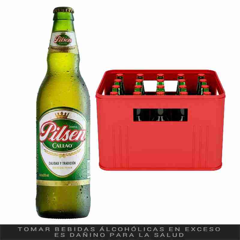 CERVEZA PILSEN CALLAO BOTELLA 630ML RETORNABLE