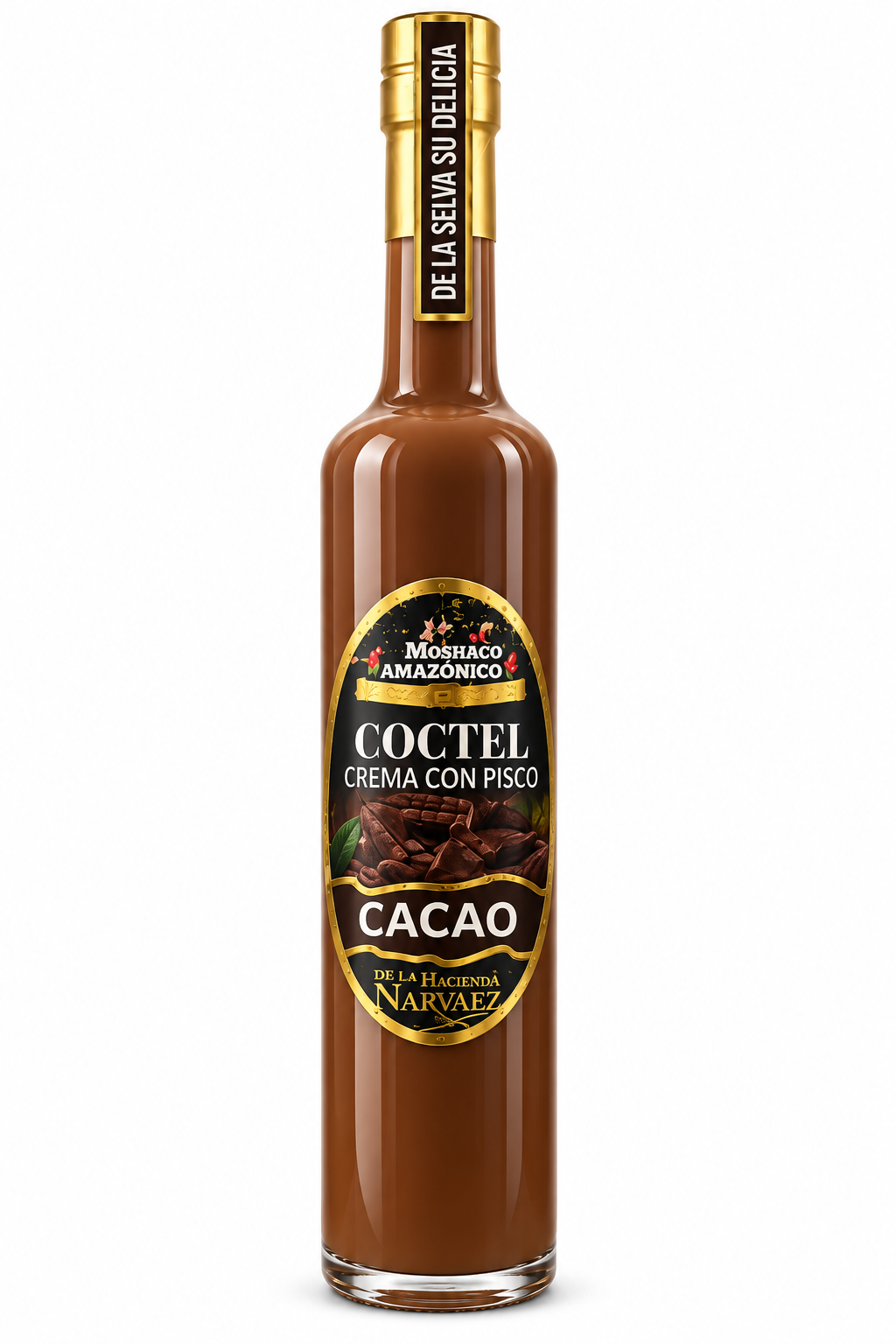 CÓCTEL CREMA CON PISCO SABOR CACAO 750 ML