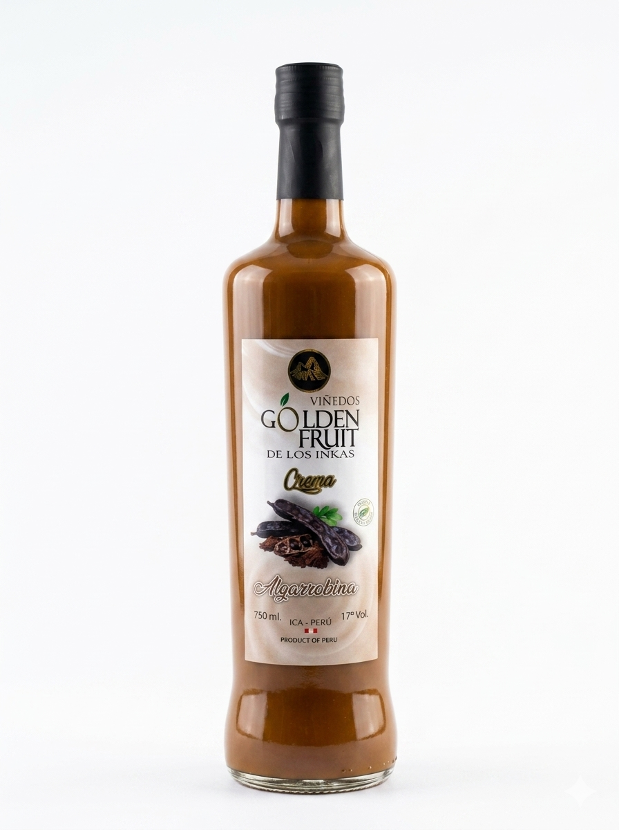 CREMA DE ALGARROBINA GOLDEN FRUIT (750 ML)
