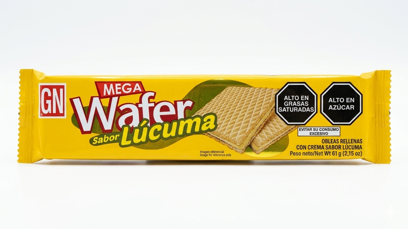 GALLETA MEGA WAFER SABOR LUCUMA GN (61G)