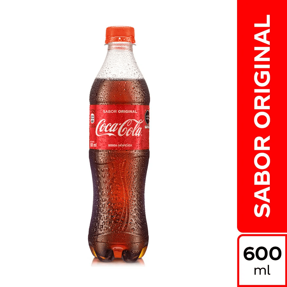 GASEOSA COCA-COLA SABOR ORIGINAL 600 ML