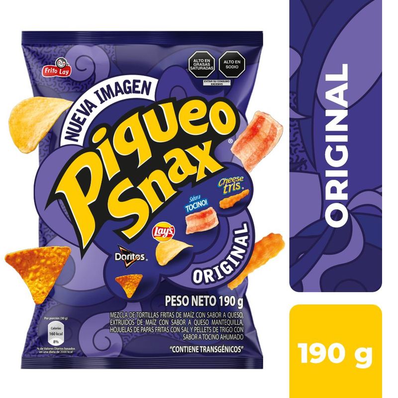 PIQUEO SNAX ORIGINAL BOLSA 190 G